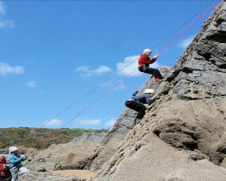 Trabaje junto con nuestros Días de escalada y rappel 